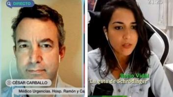 César Carballo dice qué hay que hacer para una vida normal: acaba en rifirrafe con una divulgadora