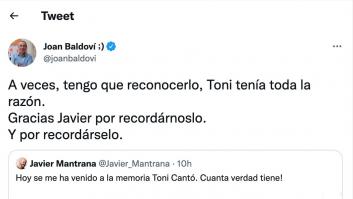 Joan Baldoví da la razón a Toni Cantó por una frase que dijo en mayo de 2014