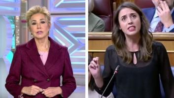 Ana Rosa Quintana mira en directo la escena de Irene Montero y hace lo que se veía venir