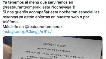 Chicote responde así de claro a los que flipan con el precio de su menú de nochevieja