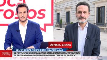 La escueta, pero muy directa, frase de Diego Losada tras el anuncio de Edmundo Bal