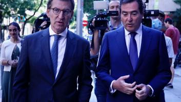 Preguntan a Garamendi (CEOE) si está más cómodo con Feijóo que con Sánchez y acaba diciendo esto