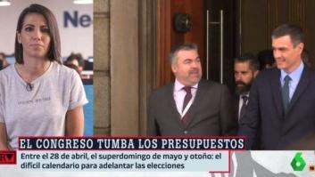 La comentada camiseta de Ana Pastor en su aparición en directo en 'Al Rojo Vivo' (La Sexta)