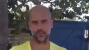 Pep Guardiola: "Miles de personas llevan un lazo amarillo para demostrar su humanidad"