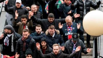 Así han llegado los ultras del PSG al Santiago Bernabéu