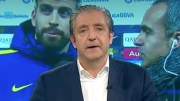 Pedrerol afea a Piqué sus críticas contra el Espanyol y se lleva el 'cortazo' de su vida