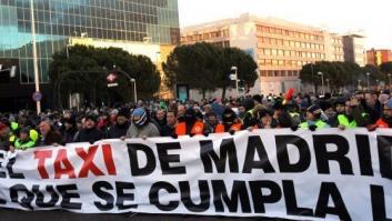 Taxistas vuelven a cortar la M-40 a la altura de IFEMA en la cuarta jornada de protestas