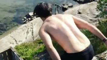 Un experimentado esquiador levanta pasiones en la red mostrando sus saltos más temerarios