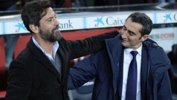 Quique Sánchez Flores, criticado por elegir a Pau López para defender la portería del Espanyol frente al Barça