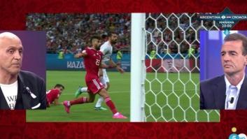 Un tuitero arrasa con la comparación entre el postpartido de la BBC y el de Telecinco