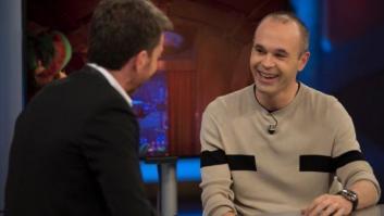 Cachondeo por la canción que ha sonado al recibir a Andrés Iniesta en 'El Hormiguero'