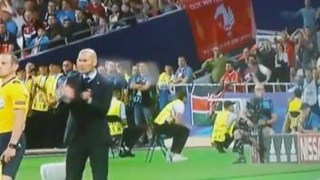 No te puedes perder lo que ocurrió detrás de Zidane tras el gol anulado al Madrid