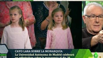 El llamativo término con el que Cayo Lara se ha referido a la princesa Leonor en 'LaSexta Noche'