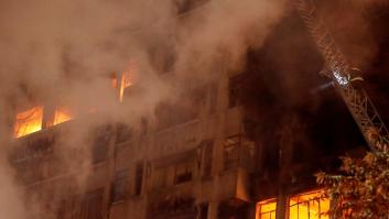 Espectacular derrumbe de un edificio de 24 pisos en Sao Paulo tras un incendio