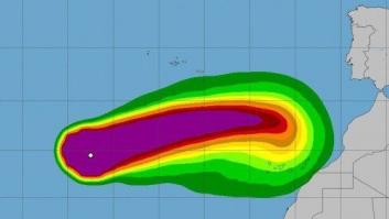 El huracán 'Leslie' se acerca a la Península por Andalucía y Extremadura