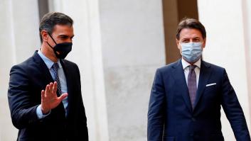 EN DIRECTO: Comparecencia de Pedro Sánchez y Giuseppe Conte desde Roma