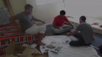 Un vídeo inédito muestra a los yihadistas que atentaron en Barcelona y Cambrils fabricando explosivos