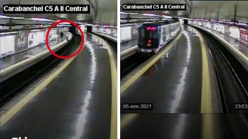 Un policía fuera de servicio salva a un joven de ser arrollado por el metro en Madrid