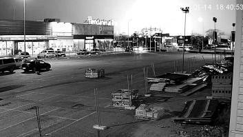 Una cámara de seguridad capta el momento de la explosión en Tarragona