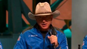 Jeff Bezos, tras viajar al espacio: "Gracias a empleados y clientes de Amazon ¡Habéis pagado todo esto!"