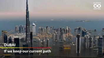 Un vídeo muestra cómo sería el planeta si el calentamiento global superase los 1,5ºC