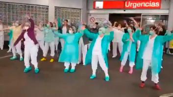El agradecimiento del personal sanitario del Hospital de La Paz de Madrid a los aplausos
