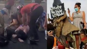 Tiroteo en Nuevo México contra unos manifestantes que intentaban derribar la estatua de un conquistador