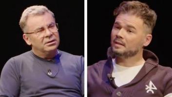 Jorge Javier Vázquez le hace este reproche a Rufián a la cara: él responde tranquilamente