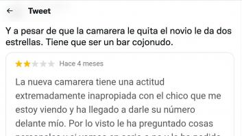 Deja una crítica sobre un bar en Google que nada tiene que ver con comer y justo por eso arrasa