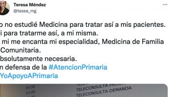 Una sanitaria impacta en Twitter con una sola foto en la que muestra su día a día
