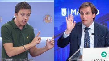 Errejón ve los bancos que han puesto en la Puerta del Sol y lo resume en pocas palabras