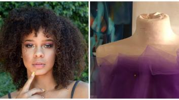 El genial vestido de graduación que esta joven se hizo inspirándose en Harry Potter