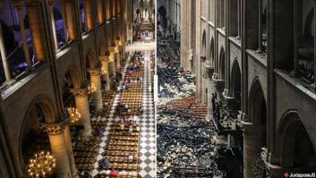 Notre Dame será protegida con una gran lona a modo de paraguas para evitar nuevos daños