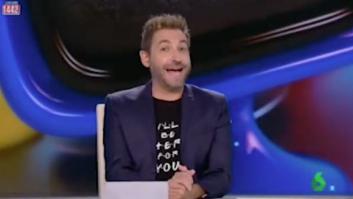 La camiseta de Frank Blanco en su despedida de 'Zapeando' que lo dice todo