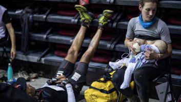 Esta madre paró de correr durante una ultramaratón para dar el pecho a su bebé