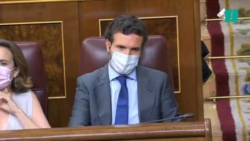 Le preguntan a Casado por los indultos de Aznar a Terra Lliure y la reacción es para verla bien