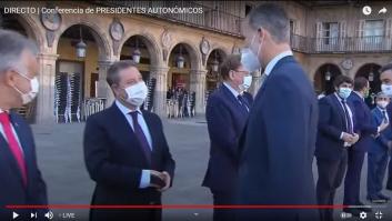 García-Page se dirige a los líderes de Podemos y se acuerda de Iglesias del modo menos imaginable