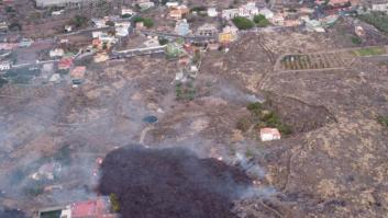 La lava se aproxima a Todoque, el último núcleo antes de su llegada al mar