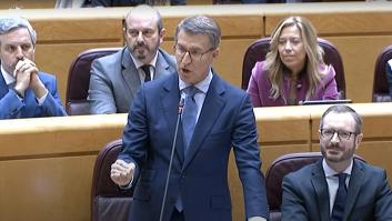 Sánchez se parte de risa antes de recordarle a Feijóo algo de Pablo Casado