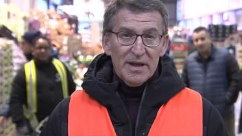 Echenique ve el vídeo de Feijóo en Mercamadrid y solo puede fijarse en lo que ocurre a su espalda