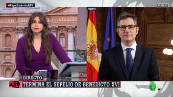 La cara de Bolaños lo dice todo tras esta incómoda pregunta en 'Al Rojo Vivo' sobre la reina Sofía