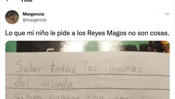 Un niño maravilla a miles de personas en Twitter con sus peticiones a los Reyes Magos