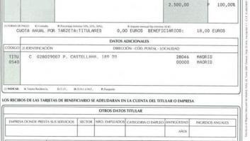 El contrato de las tarjetas en B de Caja Madrid incluía la posibilidad de beneficiarios