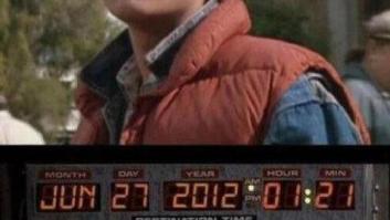 Marty McFly no viajó al futuro un 27 de junio de 2012, era un bulo de Internet (FOTO Y VÍDEO)