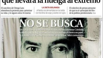 Sánchez Gordillo sobre la portada de 'La Razón': "Es terrorismo informativo" (VÍDEO)