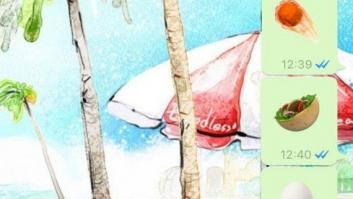 La nueva imagen de la flamenca de WhatsApp