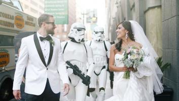 Esta boda inspirada en 'La guerra de las galaxias' es tan 'friki' como 'chic' (FOTOS)