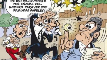 Bárcenas, protagonista de la nueva aventura de Mortadelo y Filemón