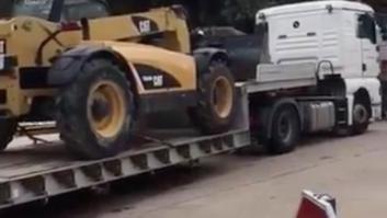 Entra en el Valle de los Caídos la maquinaria para exhumar a Franco