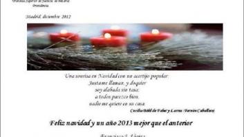 El presidente del TSJM felicita las Navidades pidiendo una justicia sin tasas